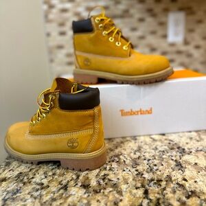 boys Timberland boots size 1